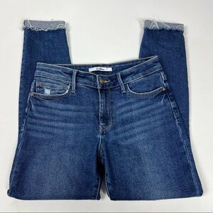 Sam Edelman Kitten Skinny Crop Mid Rise Cuffed Ankle Size 26